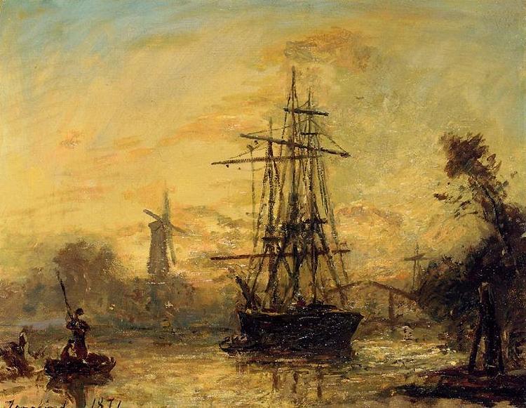 Johan Barthold Jongkind Rotterdam oil painting picture